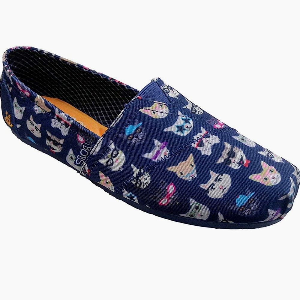 Bobs for Cats Smart Kitty slip-ons in Navy